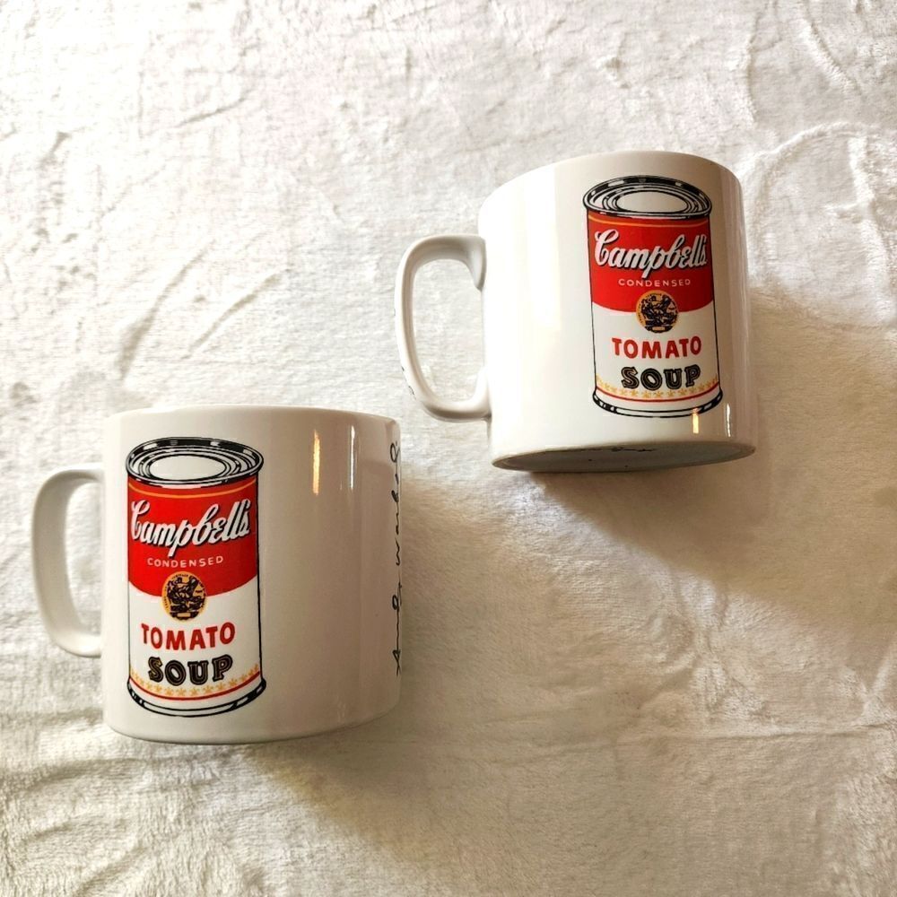 Block Andy Warhol Campbell's Tomato Soup Set of Two Mugs